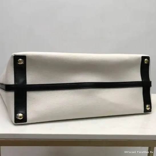 Official First Bag Ru Bag Soft Medium Canvas Cotton The Belt BURBERRY 0509